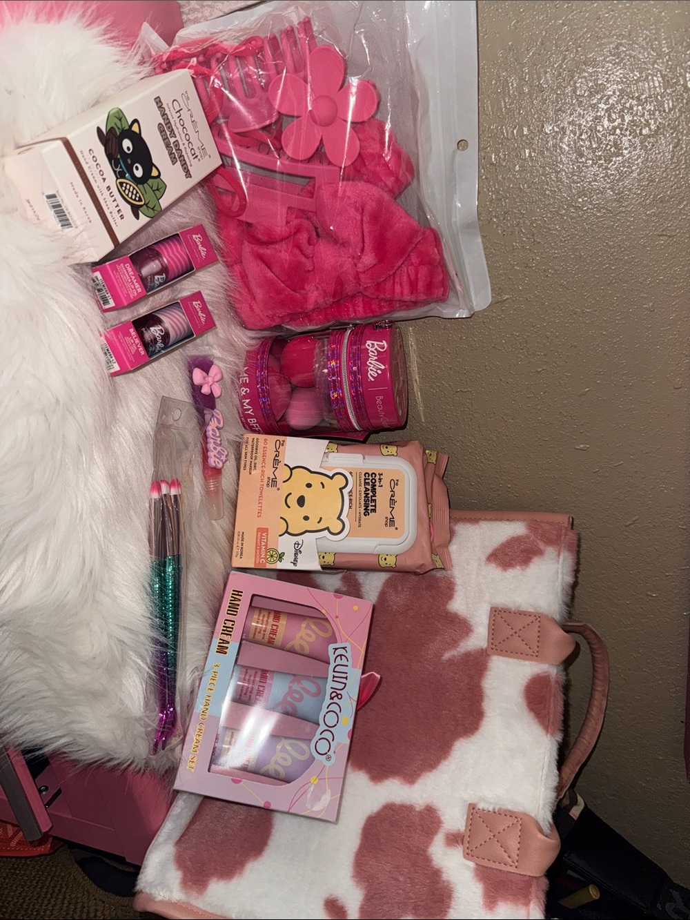 Barbie Pink Kids Hair & Spa Accessory Gift Set